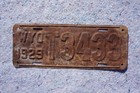 1929 Wyoming Truck License Plate