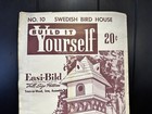 Vintage 1948 Easi-bild Wood Pattern Swedish Bird House No  10 - Unused
