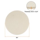 20pcs Wool Felt Polishing Pads 4 Inch Buffing Wheel Polish Pad Flocking Back