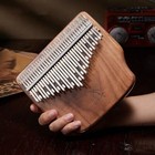 Kalimba Box 34 Key Notes Chromatic Small Wood Kalimbas Professional Synthesizer 