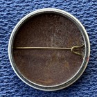 Vintage Freedom For Soviet Jewry Protest Button Jewish Russian Red Star Of David