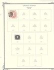 Silk s Stamps - Nice Collection Of Usa Cut Squares  1853-1944  From Scott Album