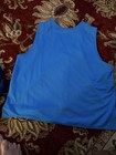 Walmart Employee Vest Light Blue Zip-up With Embroidered Spark Logo Ladies 2xl