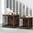 Dog Crate Furniture Wooden Pet Crate End Table Indoor Dog Kennel For Small Large