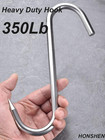 12mm Heavy Duty Meat Hooks 10 Inch Stainless Steel S-hooks Meat Processing Butch