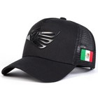 Mexican Eagle Baseball Caps Adjustable Embroidery Logo Flag Trucker Hat