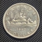 1962 Canada Silver Voyageur  1 Dollar Brilliant Uncirculated Coin Elizabeth Ii