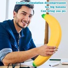 Jumbo Banana Squishy Toy Stress Reliever Slow Rising Squeeze Fruit