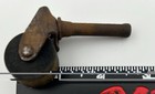 Lot Of 5 Vintage Antique Caster 1  Wooden Wheels    Metal Small Post
