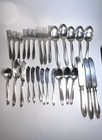 Vintage Simeon L   George H Rogers Co Oneida Ltd Silverplate 29 Pcs Flatware