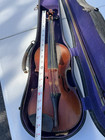 Damaged Antique Vintage Copy Of Antonius Stradivarius Violin Parts Repair