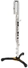 Hercules Alto Flute Stand Ds562bb With Detachable Peg And Carrying Bag