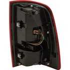 Ram 1500 Classic 19 1500-3500 13-18 Left Tail Lamp Clear Red   Black Lens W bulb