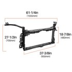 Radiator Support Core Assembly For Toyota Corolla 2019 2020 2021 2022 2023 Steel