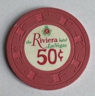   nice    50 Classic Riviera Hotel Casino Chip Poker Chip Las Vegas Nevada