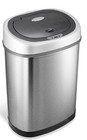 Nine Stars Automatic Kitchen Trash Can  11 Gallon Stainless Steel