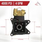Ar 4000 Psi Horizontal Pressure Washer Pump  1  Shaft Rrv4g40d-f24   Kit Options