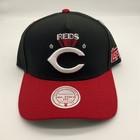 Mitchell   Ness X Topps Cincinnati Reds A-frame Pro Pinch Snapback Hat Cap Pin