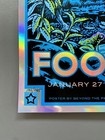  real  Foo Fighters Wellington Concert Poster Foil X 245 Blair Sayer Screenprint