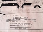 Golden Gate International Exposition 1939  Pageant Of The Pacific Key Plan