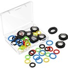 48 Pieces O-ring Power Pressure Washer Kit 6 Sizes Sealing Stainless 1 Inches 