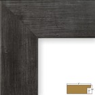 Craig Frames Bauhaus 200  2 Inch Wide Black Pine Rustic Picture Frame