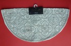 Rachel Zoe Sparkling Beaded Medallion Tabletop Tree Skirt Velvet Elegance 24 