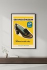 Vintage Shoe Museum Poster - 1950s Style - 16x24    Premium      Art Print 200gsm