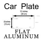 China Black Silver Personalized Novelty Car Auto License Plate Any Name