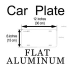 Great Britain Black Silver Personalized Novelty Car Auto License Plate Any Name