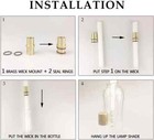 Wine Bottle Torch Kit 8 Pack  Includes 8 Long Life Torch Wicks  brass Torch W   