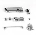 Chrome Hinges Latch For 2014-2022 Harley Razor chopped king Tour Pack Pak Trunk
