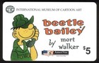  5  Beetle Bailey  Complete Set Of 5 Different  5  Cards  proof Card  Phone Card