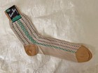 Men Vintage 30s 40s Warner Wear Hosiery Embroidered Rayon Socks Deadstock Nos 13