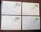 Gb Phq Cards 1983 -british River Fish  Back - Fdi  Full Set Used Free Post Uk