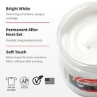 Speedball Fabric Screen Printing Ink  8-ounce  White For T-shirt And Silkscre   