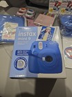Fujifilm Instax Mini 9 Fuji Instant Camera   40 Film Sheets Combo Kit Blue  new 