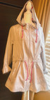 Weather Tamer Women s Hooded Gray Pink Packable Jacket Windbreaker Parka Xl