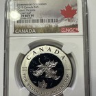 2019 Canada Silver  5 Queen Victoria Maple Leaf Ngc Reverse Proof 70