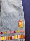 Vtg Y2k Barbie Size 4t Denim Jeans  3fb