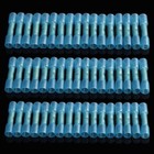 100pcs Blue Awg Heat Shrink Butt Wire Connectors Crimp Terminals 14-16 Gauge Us