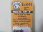 Kadee 158-25 Bulk Pack 25 Pairs Scale Metal Couplers Medium  9 32   Centerset Ho