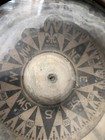 Antique Vintage Wwii Naval Ship Compass Hand Brass And Box Military