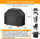 Grill Cover 52 Inches Gas-bbq Grill Cover  Waterproof anti-uv Material With Velc