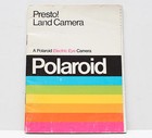 Polaroid Presto  Electric Eye Film Land Camera Manual Guide Instructions English