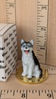 Vtg Tiny Ones 1992 Siberian Husky  Miniature Dog Figurine Conversation Concepts 