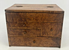 Japan Vintage Wooden Sewing Box Multi Drawer Traditional Kakebari Tansu