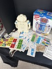 Vintage 80s Playskool Alphie Ii Educational Robot Lots Of Card   Games Tested