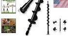 Heavy-duty Post Hole Digger Drill Bit - Easy Soil Digging For Large Projects