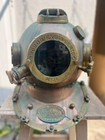 Rare Antique Diving Divers Helmet Mark V Vintage Navy Us Sea Deep Scuba Helmet
